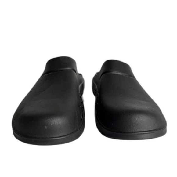 OOFOS Shoes Mens Black Recovery Clogs Slip On Foam Comfort Arch Support Cushion - Picture 5 of 9